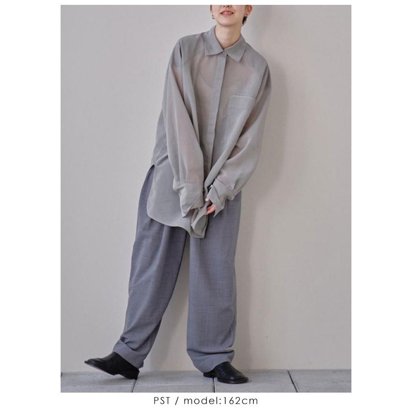 即納】 TODAYFUL トゥデイフル Organdy Over Shirts 12410410 