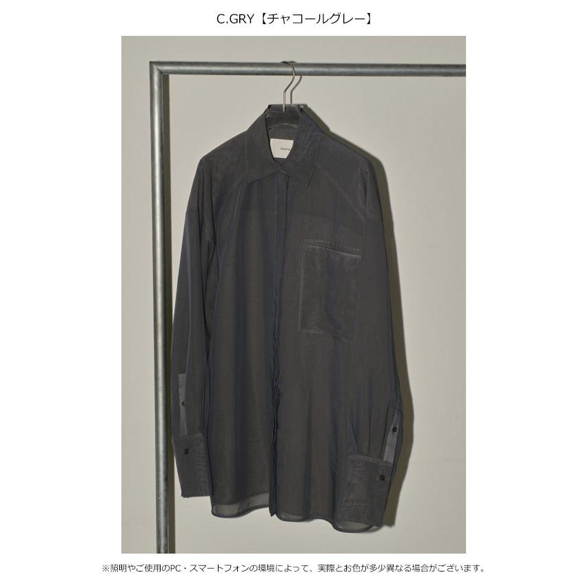 即納】 TODAYFUL トゥデイフル Organdy Over Shirts 12410410 