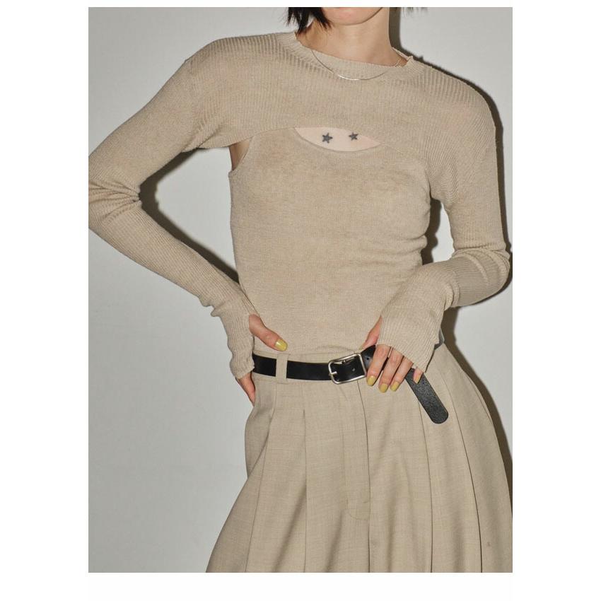 TODAYFUL 【即納】 トゥデイフル Layered Linen Knit 12410502