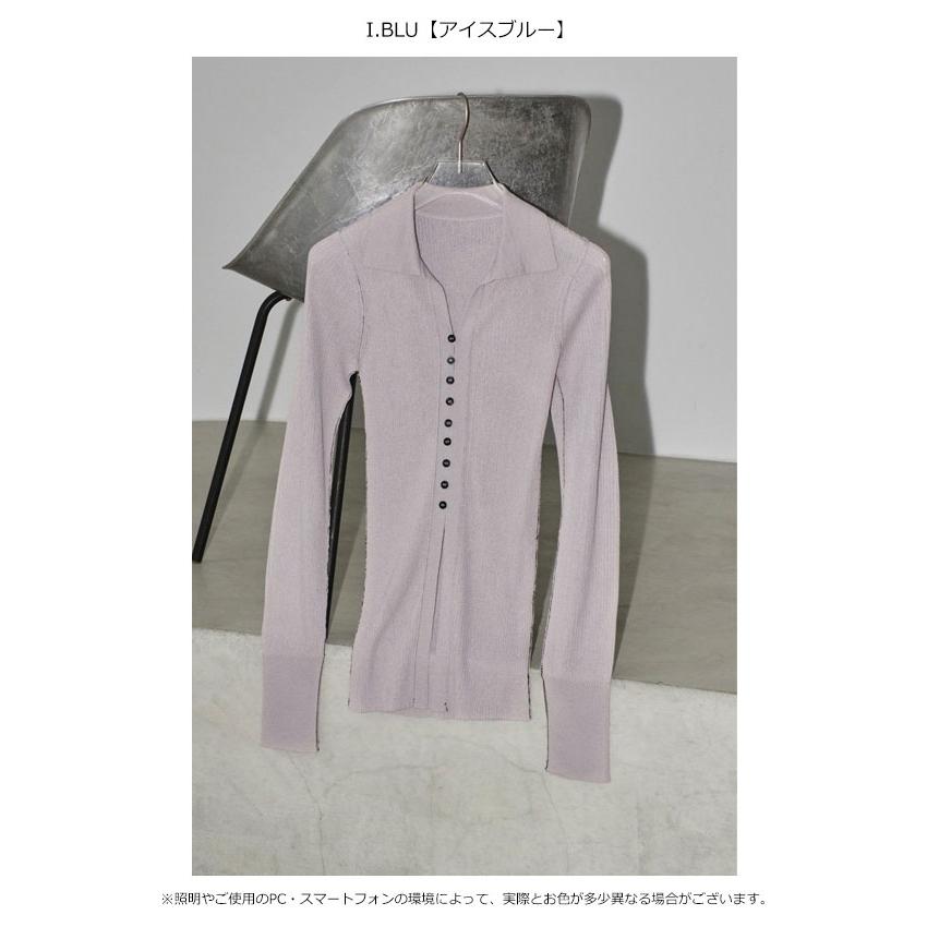 TODAYFUL トゥデイフル Sheer Skipper Knit 12410503｜doubleheart｜02