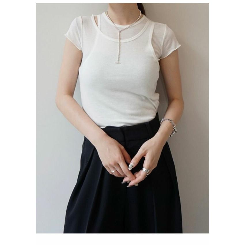 TODAYFUL 2024springsummer トゥデイフル Layered Compact T TODAYFUL 2024springsummer トゥデイフル Layered Compact T