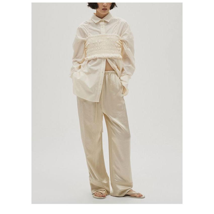 【新品】TODAYFUL Satin Easy Pants ECRU 36 TODAYFUL トゥデイフル 2026springsummer ボトムス Satin Easy Pants 3