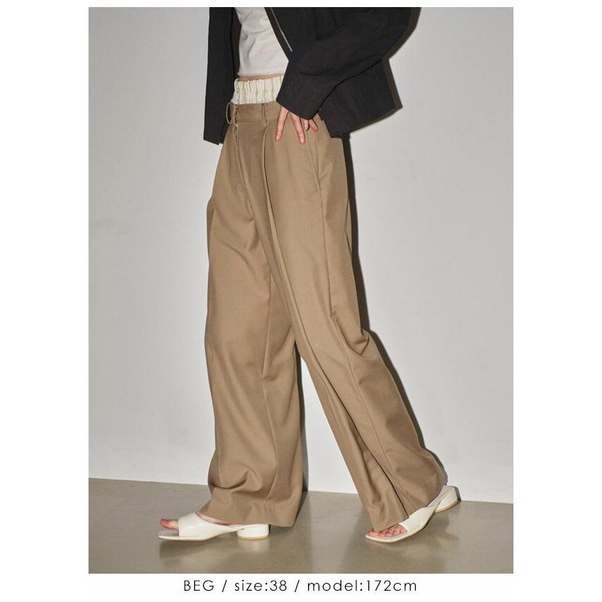 【TODAYFUL SALE 40%OFF】【即納】トゥデイフル TODAYFUL 2024springsummer ボトムス Double Waist Trousers ダブルウエストパンツ ロング丈 2024ss 12410715 【TODAYFUL SALE 40%OFF】【即納】トゥデイフル TODAYFUL 2024springsummer ボトムス Double Waist Trousers ダブルウエストパンツ ロング丈 2024ss 12410715