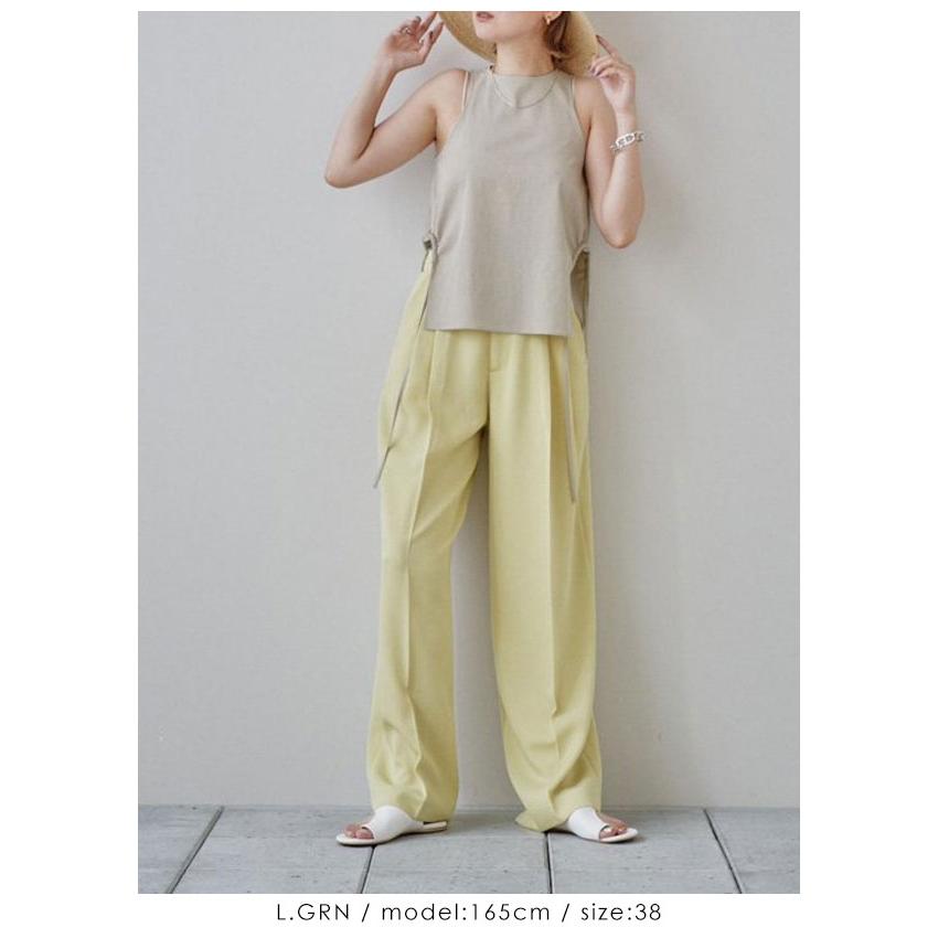 TODAYFUL トゥデイフル Tuck Wide Trousers 12410720｜doubleheart｜16