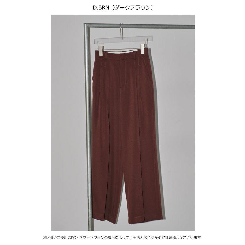 TODAYFUL トゥデイフル Tuck Wide Trousers 12410720｜doubleheart｜04