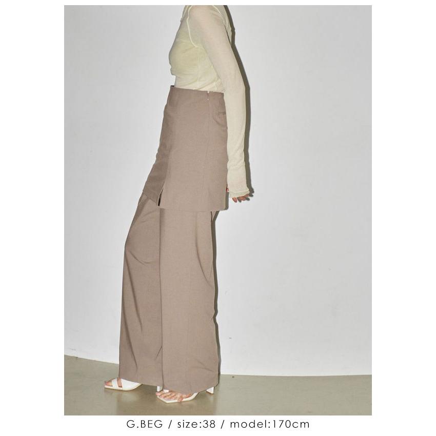 TODAYFUL 2024springsummer トゥデイフル ボトムス Heather Tuck Trousers ヘザータックトラウザーズ ロング丈 2024ss 12410107 12410721｜doubleheart｜19