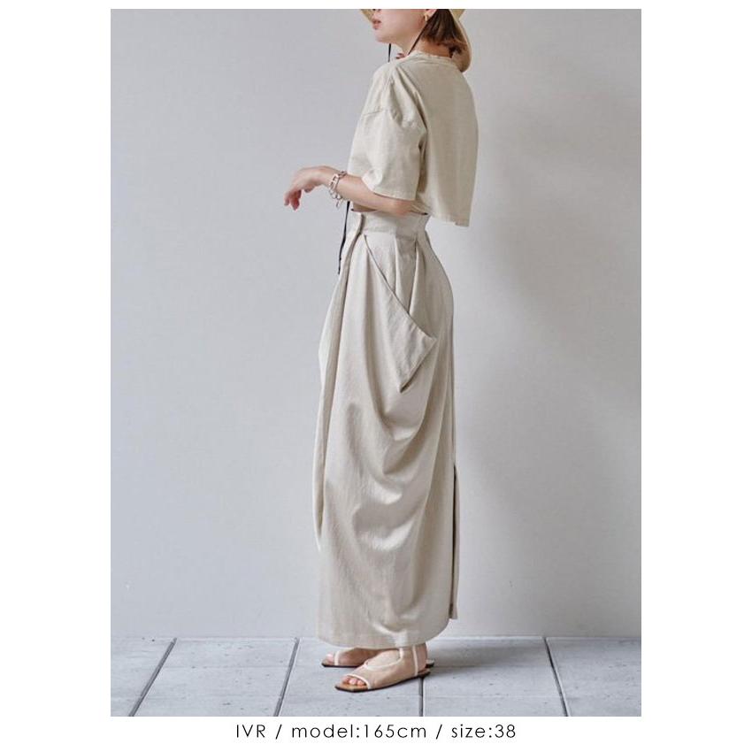 即納】 TODAYFUL 2024springsummer トゥデイフル ボトムス Satin Drape  