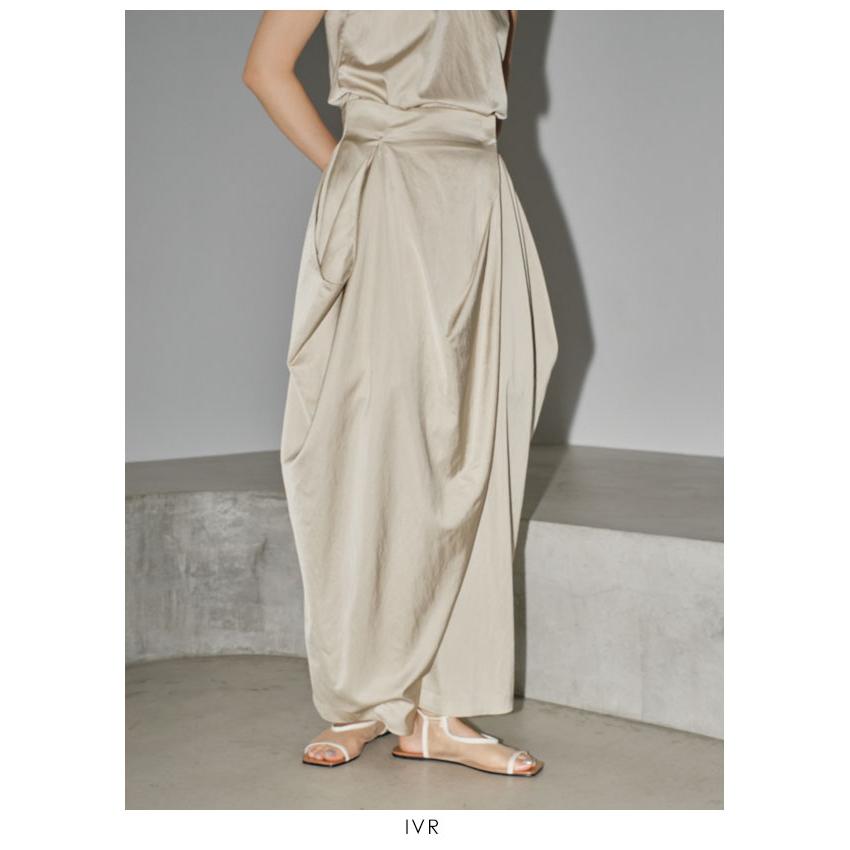 即納】 TODAYFUL 2024springsummer トゥデイフル ボトムス Satin Drape 
