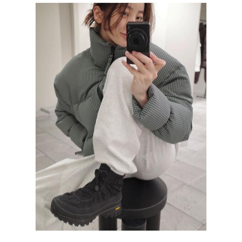 todayful ショート丈ダウンジャケット TODAYFUL トゥデイフル 2025winter アウター Check Dawn Jacket