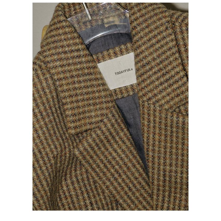 トゥデイフル TODAYFUL 2025prefall アウター Wool100% Check Jacket 9月上旬〜下旬予約 ウール100%チェックジャケット トゥデイフル TODAYFUL 2025prefall アウター Wool100% Check Jacket 9月上旬〜下旬予約 ウール100%チェックジャケット