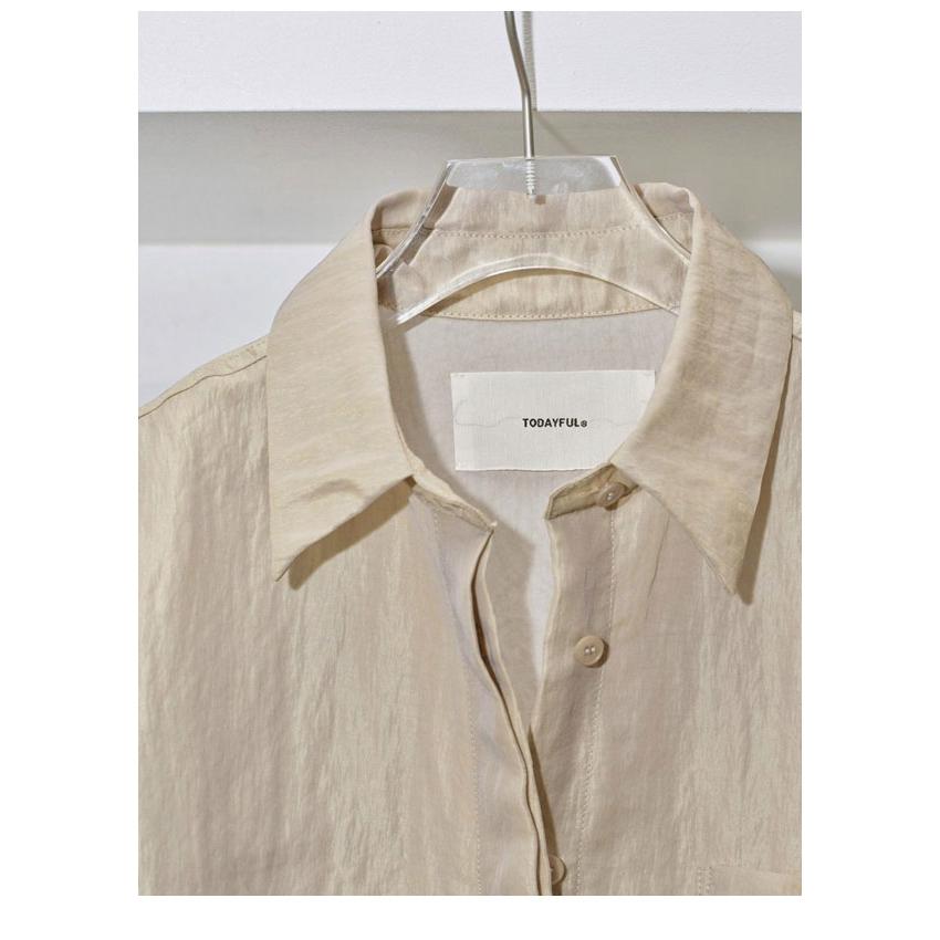 TODAYFUL 2024prefall トゥデイフル トップス Chambray Pocket Shirts