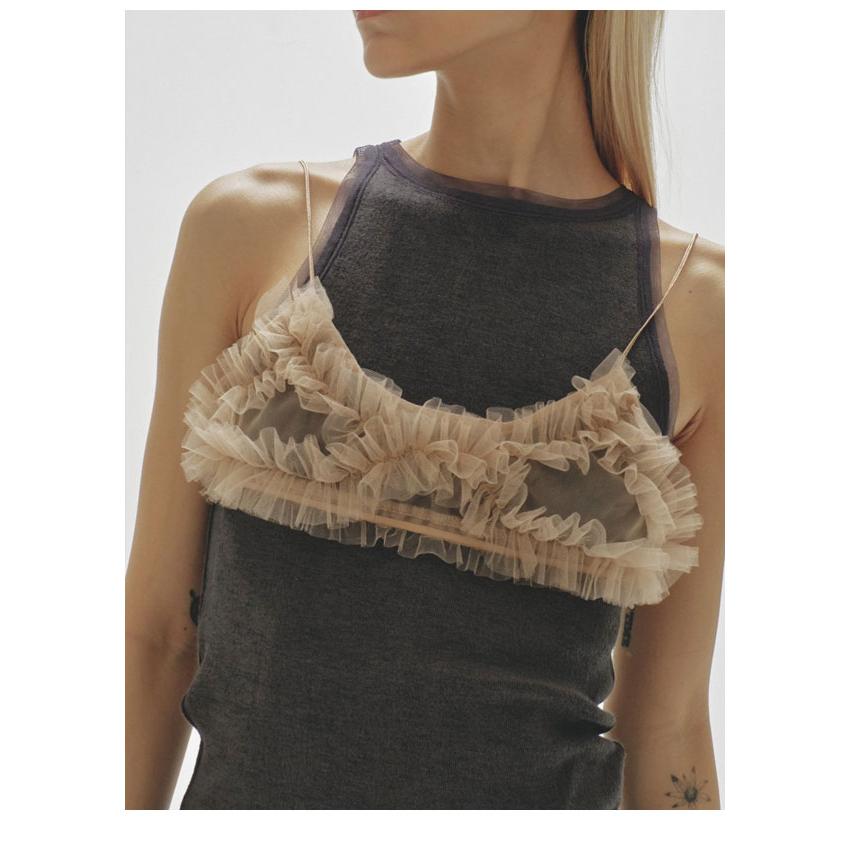 TODAYFUL 2024springsummer トゥデイフル Frill Tulle Bustier TODAYFUL 2024springsummer トゥデイフル Frill Tulle Bustier
