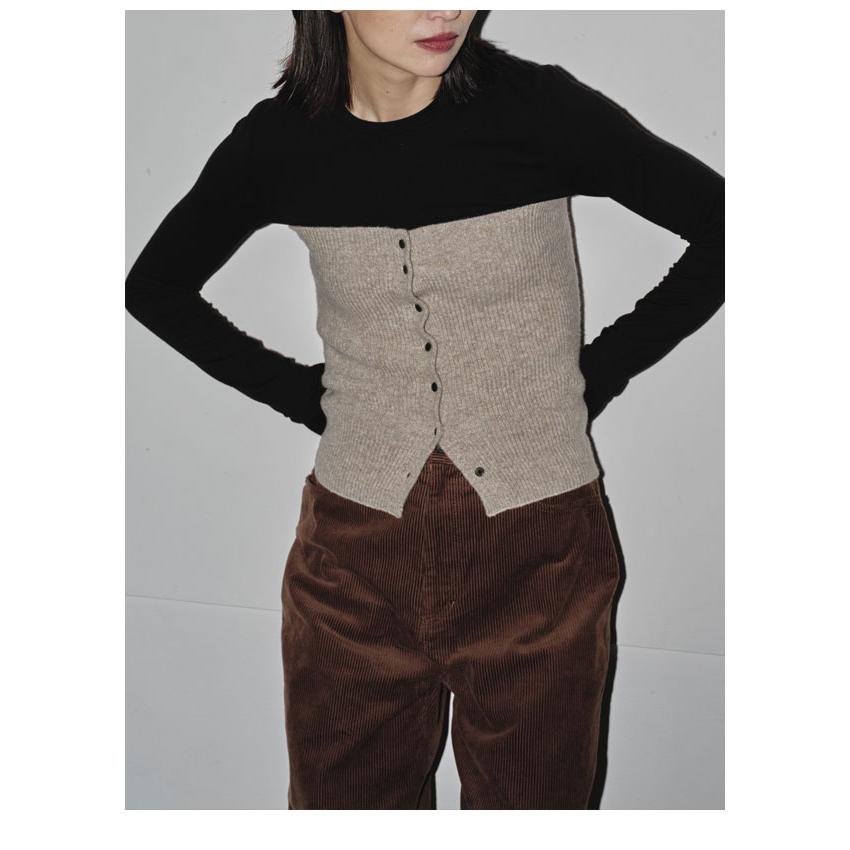 即納】 トゥデイフル TODAYFUL 2024prefall トップス Rib Knit Bustier 