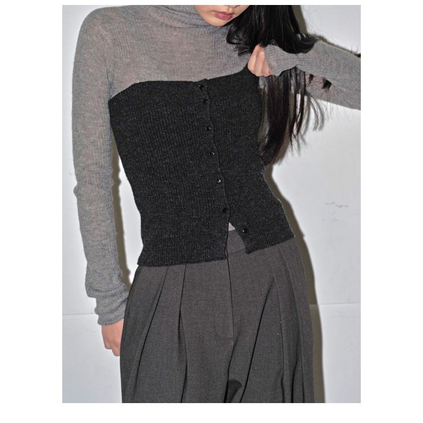 TODAYFUL 】Rib Knit Bustier リブニットビスチェTODAYFUL（トゥデイ