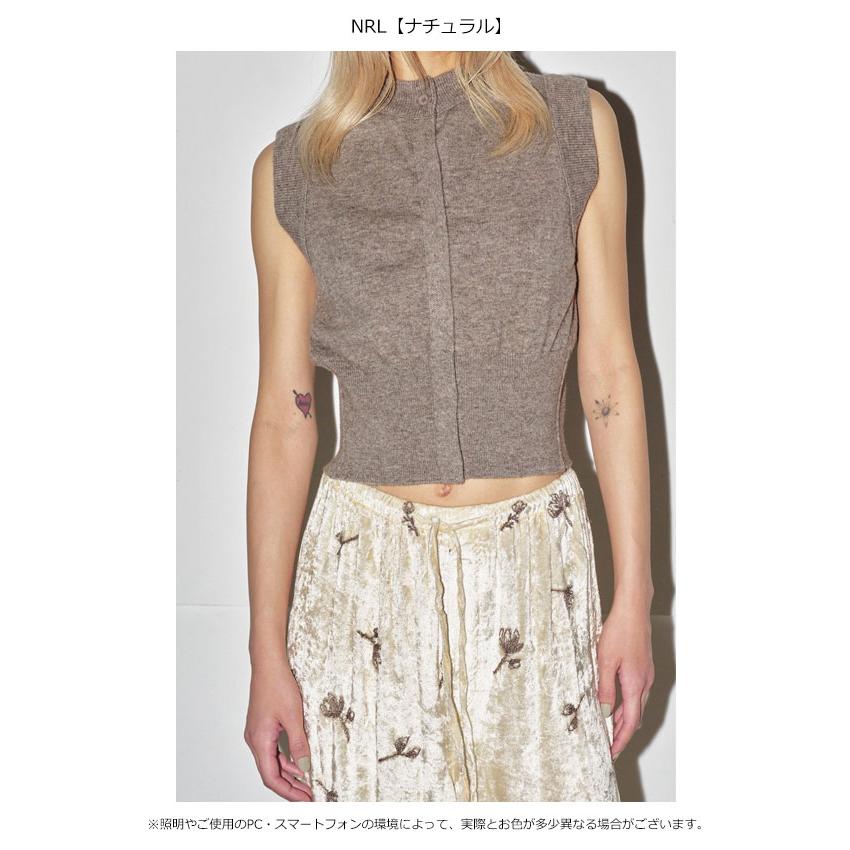 【24AW】todayful ニット ベスト TODAYFUL 「TODAYFUL」 ニットベスト FREE アイボリー レディース