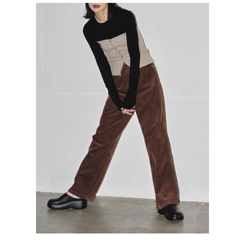 TODAYFUL 2024prefall トゥデイフル ボトムス Straight Corduroy TODAYFUL 2024prefall トゥデイフル ボトムス Straight Corduroy
