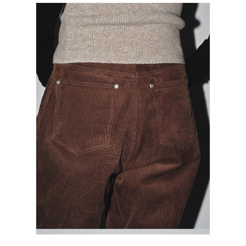 TODAYFUL 2024prefall トゥデイフル ボトムス Straight Corduroy Pants