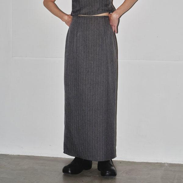 TODAYFUL 2024PreFall トゥデイフル ボトムス Stripe Pencil Skirt 7月下旬〜8月中旬予約 ストライプペンシルスカート ロング丈 2024aw 12420409 12420701｜doubleheart｜05