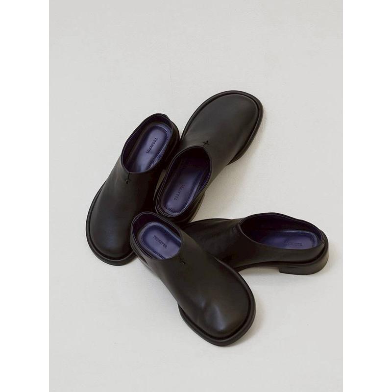 TODAYFUL 2026Prefall トゥデイフル 靴 Slide Leather Shoes スライド