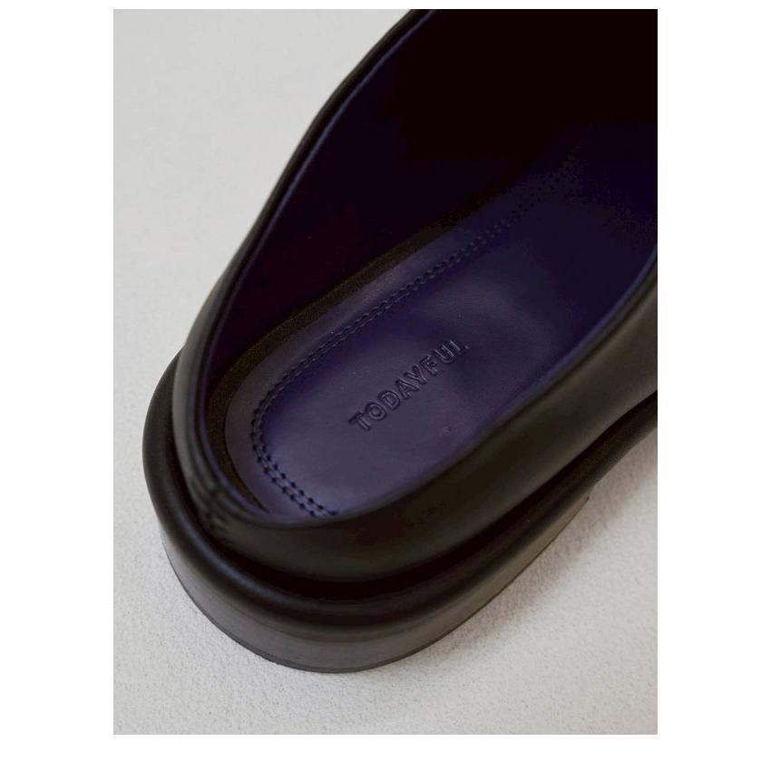 TODAYFUL 2026Prefall トゥデイフル 靴 Slide Leather Shoes スライド