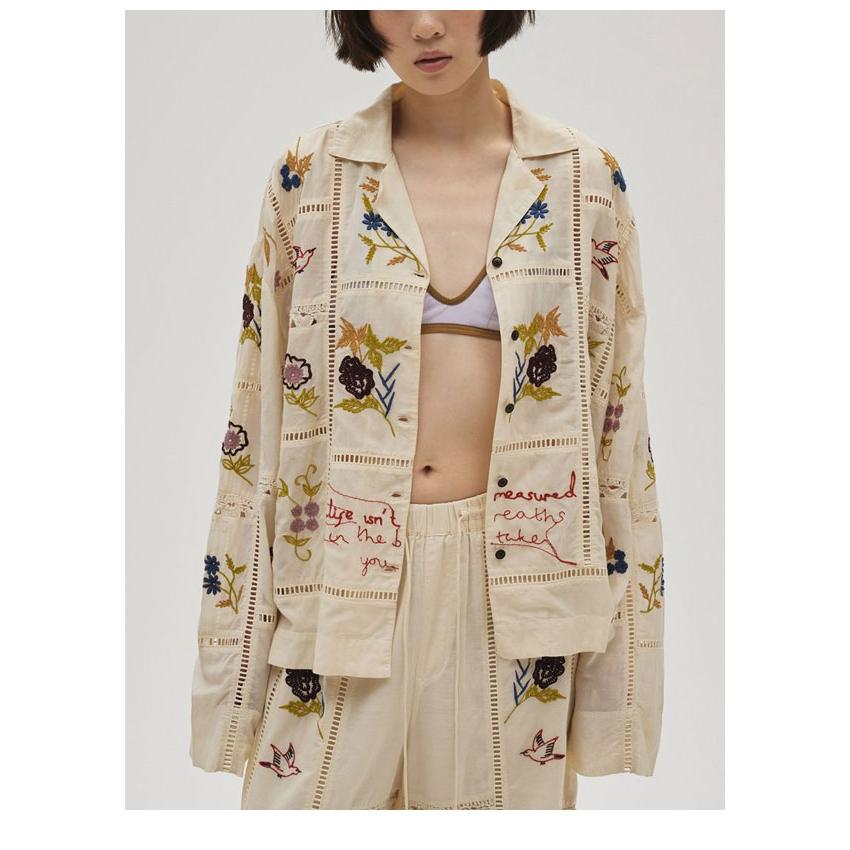 todayful 刺繍セットアップ TODAYFUL Embroidery Patchwork セットアップ - メルカリ