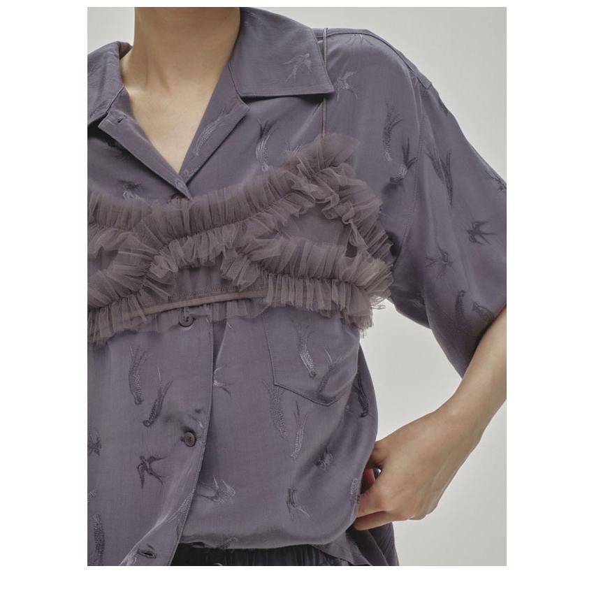 TODAYFUL Swallow Satin Shirtsスワローサテンシャツ