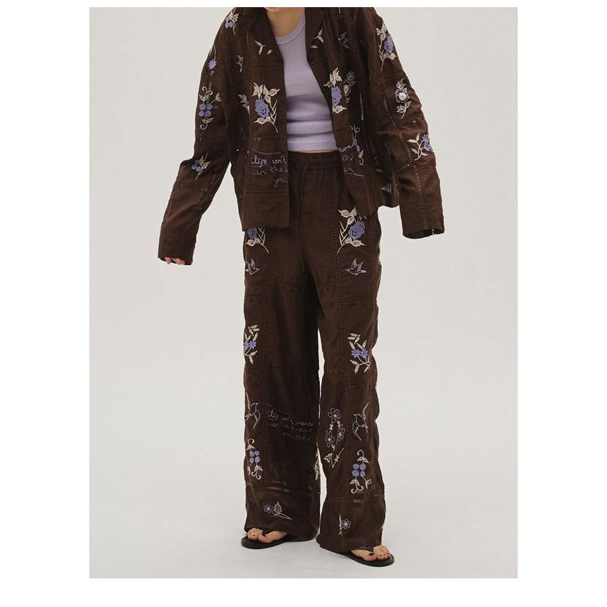 TODAYFUL トゥデイフル 2026springsummer ボトムス Embroidery