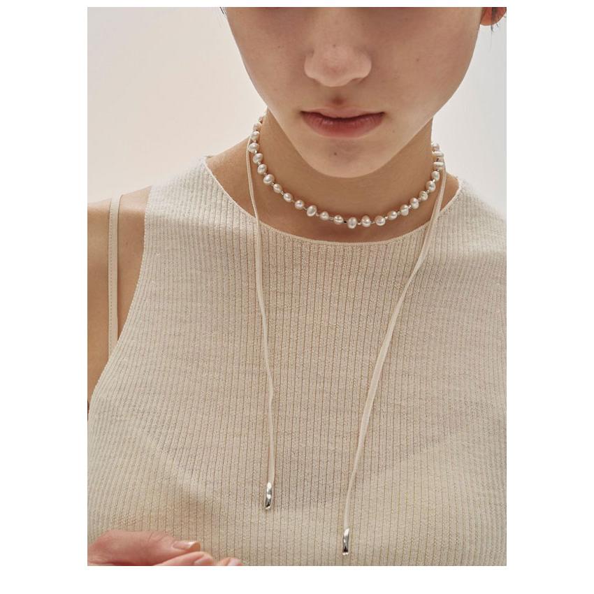 TODAYFUL トゥデイフル 2025prefall アクセサリー Pearl Ribbon Choker