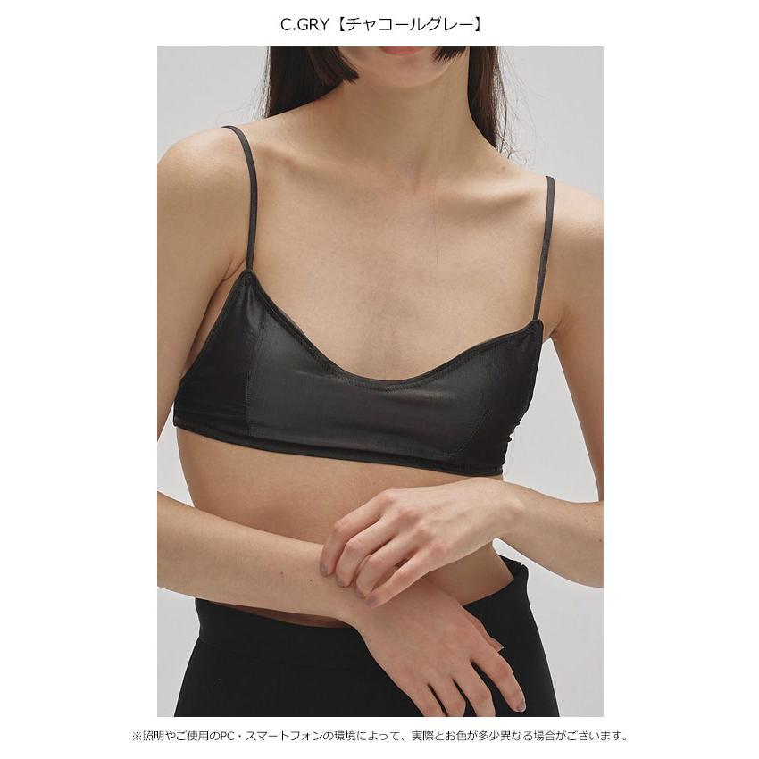TODAYFUL トゥデイフル 2025prefall トップス Cupin Satin Bratop