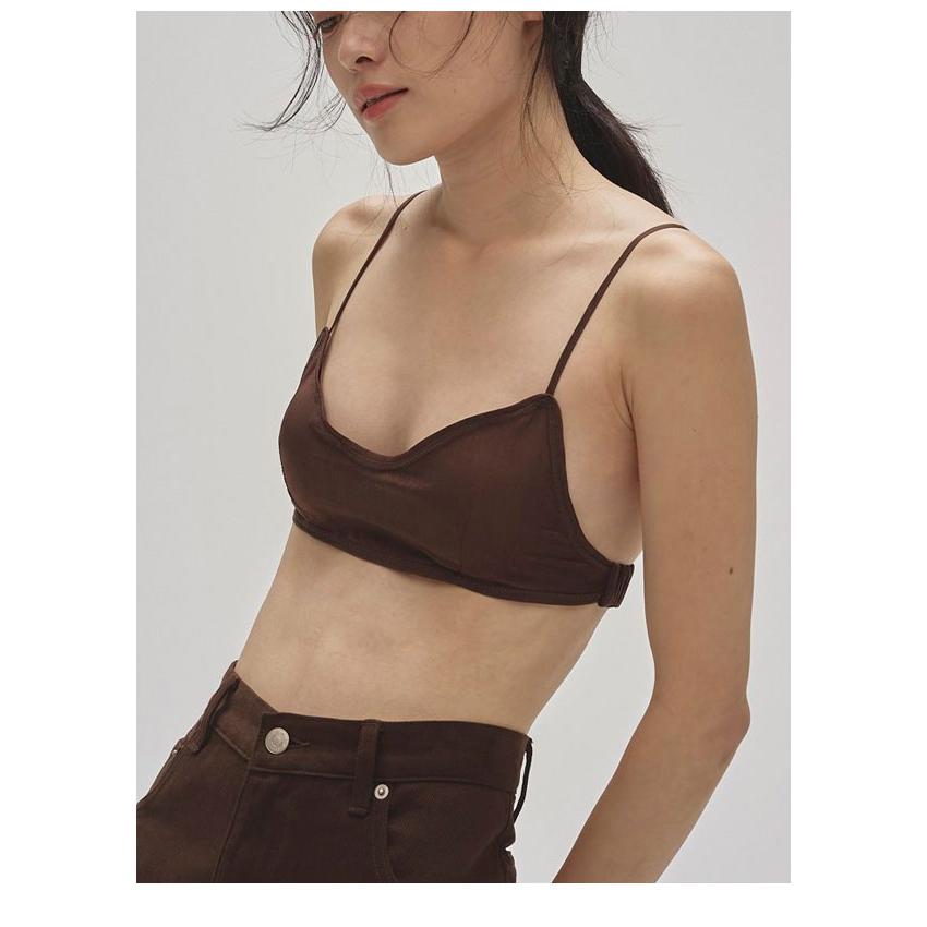 TODAYFUL トゥデイフル 2025prefall トップス Cupin Satin Bratop