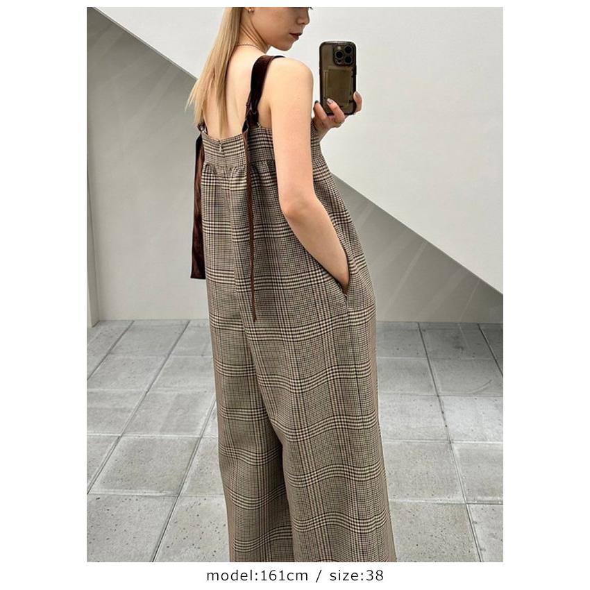 トゥデイフル TODAYFUL 2025prefall オールインワン Check Wide