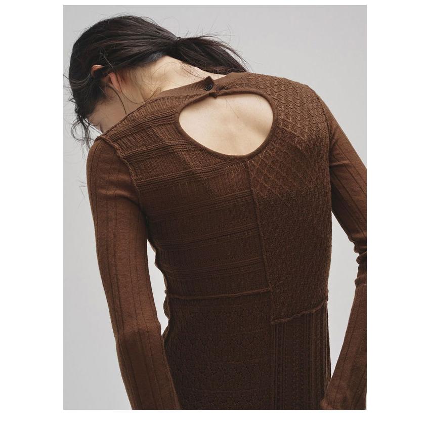 TODAYFUL SALE50%OFF トゥデイフル ワンピース Patchwork Knit Dress