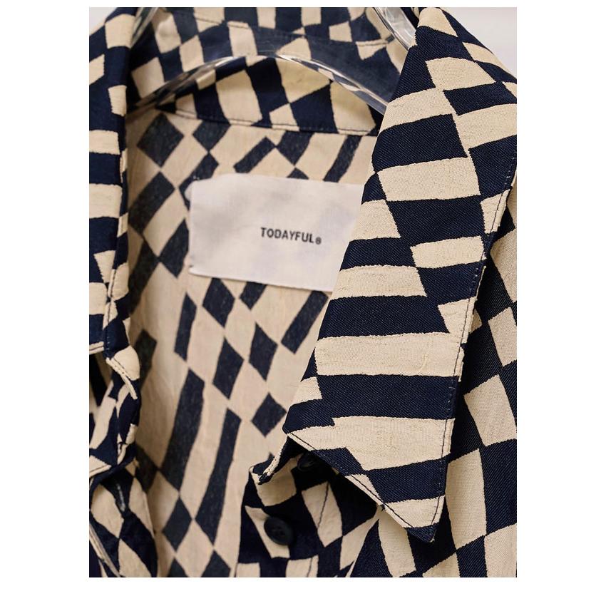 トップス TODAYFUL Geometric Over Shirts TODAYFUL TODAYFULSALE 20%OFF トゥデイフル 2025prefall トップス
