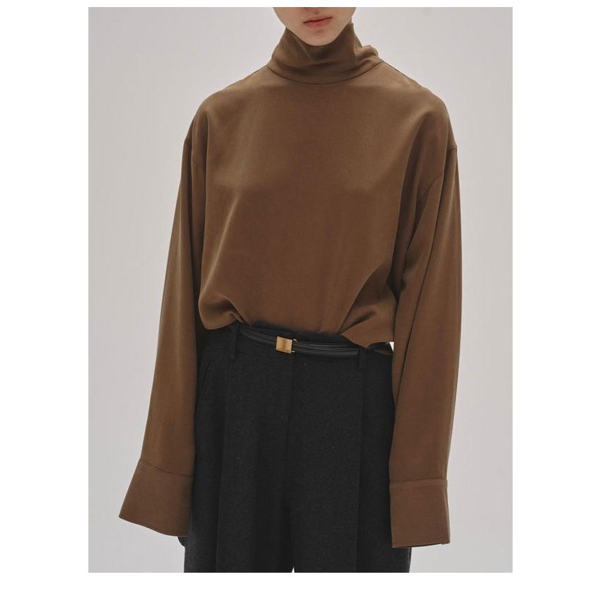 トゥデイフル　リブニットタートル　美品　ブラウン TODAYFUL TODAYFULSALE 30%OFF トゥデイフル 2025winter トップス