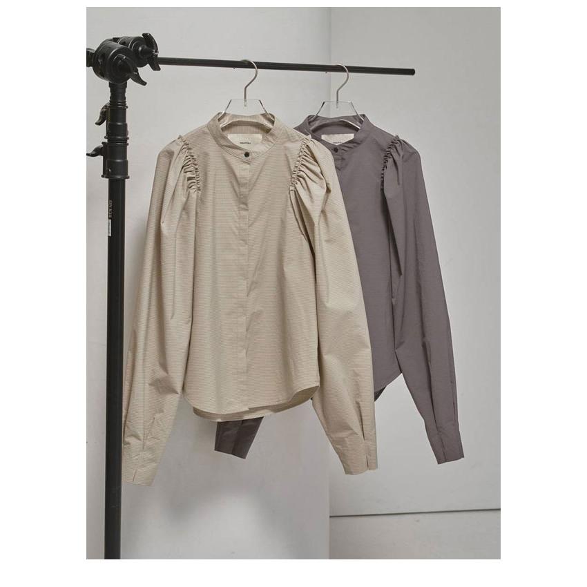 TODAYFUL トゥデイフル 2025winter トップス Puffshoulder Check