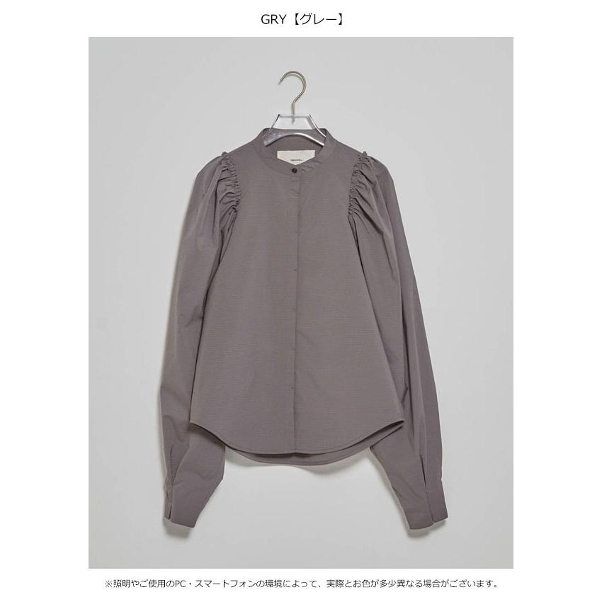 TODAYFUL トゥデイフル 2025winter トップス Puffshoulder Check