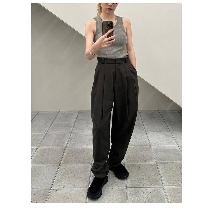 TODAYFUL トゥデイフル 2025prefall トップス Roundhem Knit Tanktop