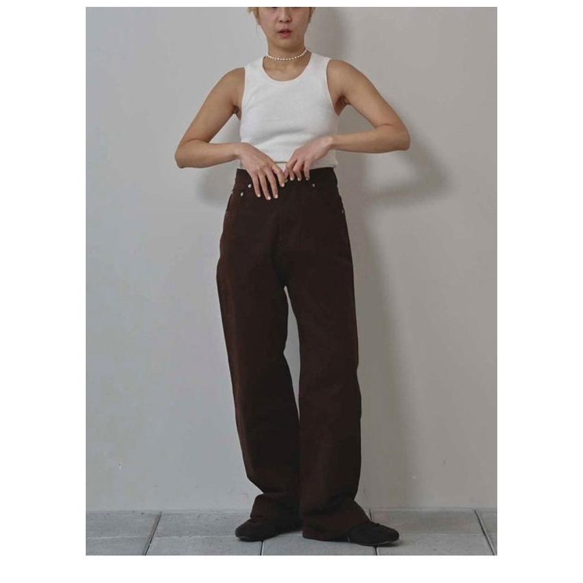 TODAYFUL トゥデイフル 2025prefall トップス Roundhem Knit Tanktop