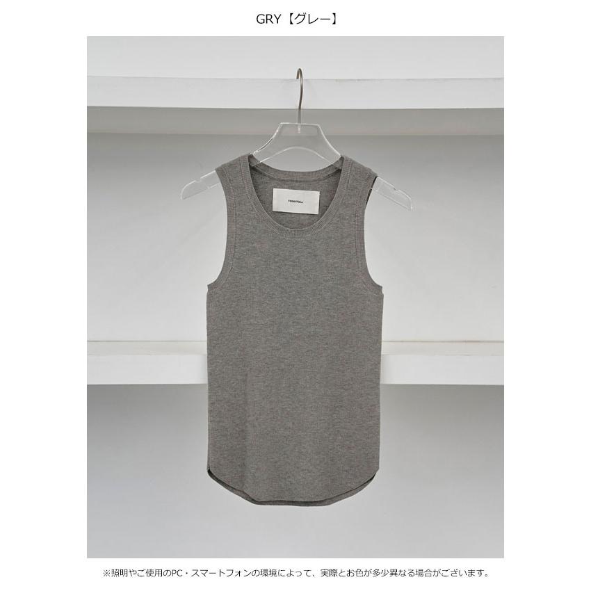 TODAYFUL トゥデイフル 2025prefall トップス Roundhem Knit Tanktop