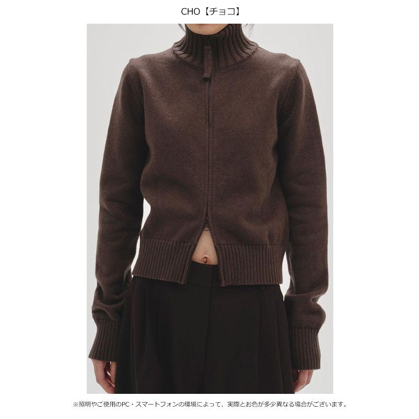 TODAYFUL 2025Prefall トゥデイフル トップス Compact Zip Knit