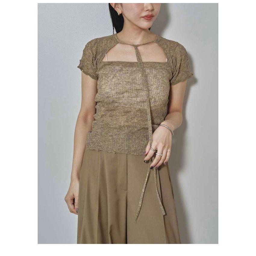TODAYFUL トゥデイフル 2026springsummer トップス 2way Sheer