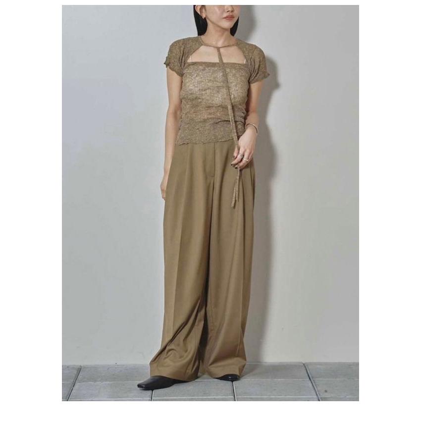 TODAYFUL トゥデイフル 2026springsummer トップス 2way Sheer