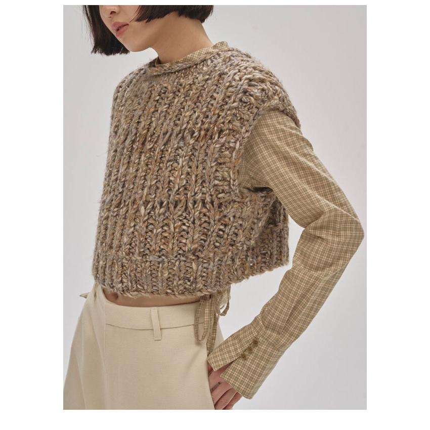 TODAYFUL Chunky handknit vest ニットベスト TODAYFUL TODAYFULSALE 20%OFF トゥデイフル 2025winter トップス Mix