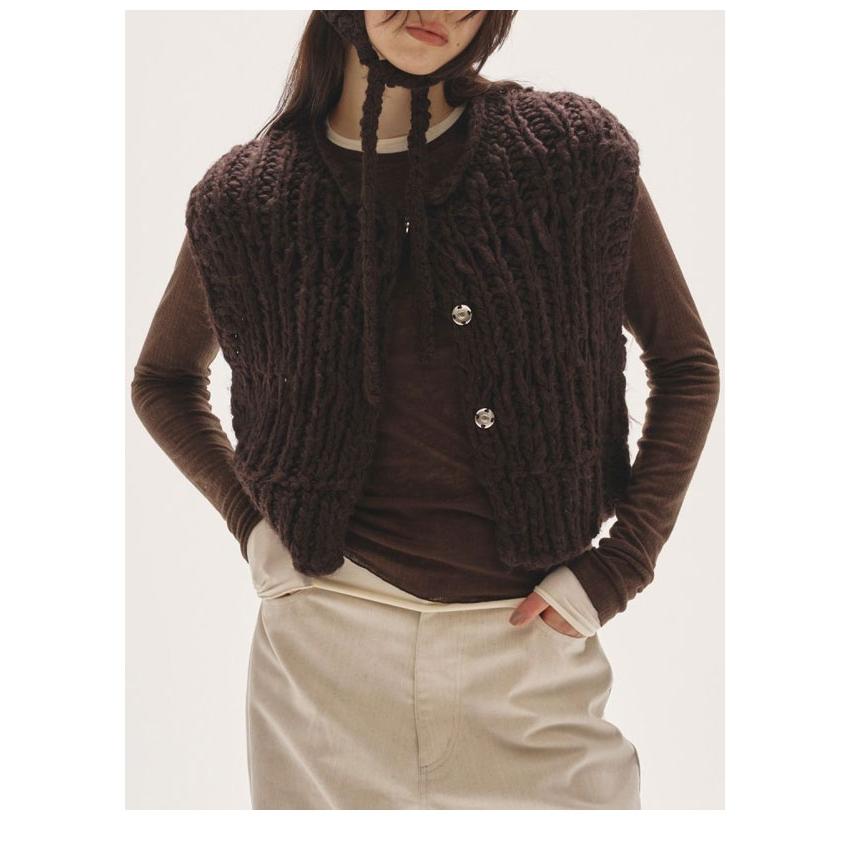 TODAYFUL トゥデイフル 2025winter トップス Mix Handknit Vest