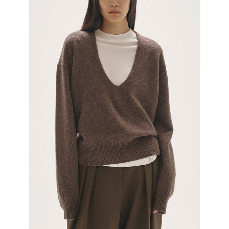 TODAYFUL トゥデイフル 2025winter トップス Uneck Cashmere Knit U