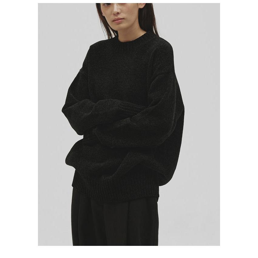 TODAYFUL Mallyarn Boyfriend Knit ブラック TODAYFUL トゥデイフル 2026Winter トップス Mallyarn Boyfriend Knit
