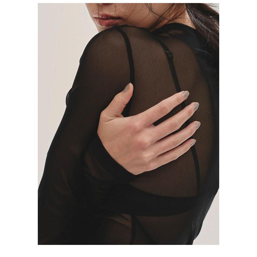 TODAYFUL トゥデイフル 2025prefall トップス Asymmetry Mesh Tops