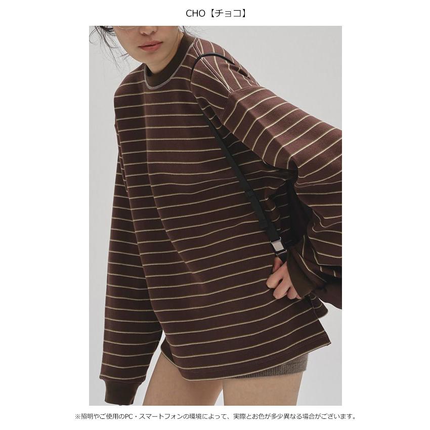 TODAYFUL グレー ストライプ Tシャツ Stripe Silky Shirts（シャツ/ブラウス）｜TODAYFUL（トゥデイ
