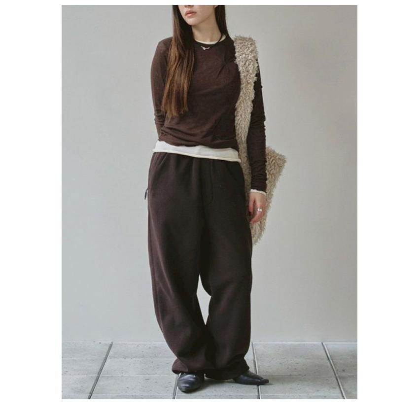 TODAYFUL Border Long T-shirts ブラウン TODAYFUL (トゥデイフル）Border Long T-shirts☆ 25秋冬予約