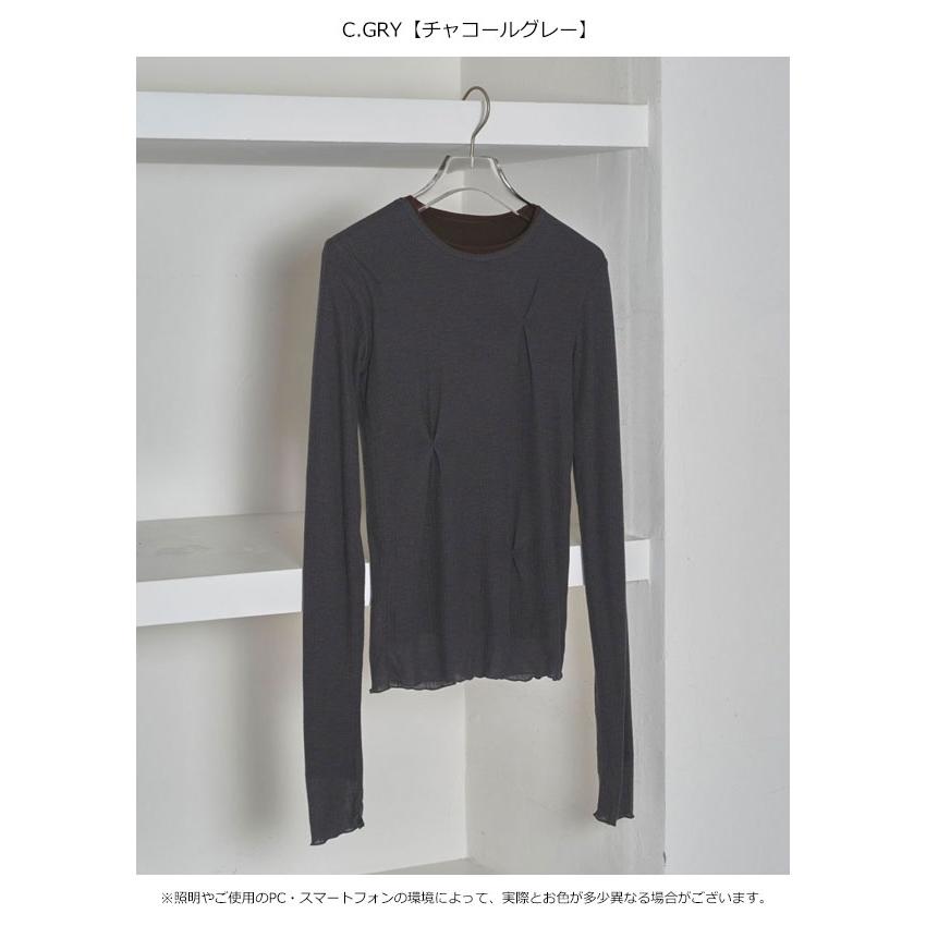 トップス Tuck Layered Long T-shirts TODAYFUL TODAYFULSALE 20%OFF トゥデイフル 2025winter トップス Tuck